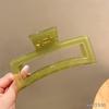 Exquisite Acrylic Claw Clip for Thick Hair - Large High-End Shark Hairpin