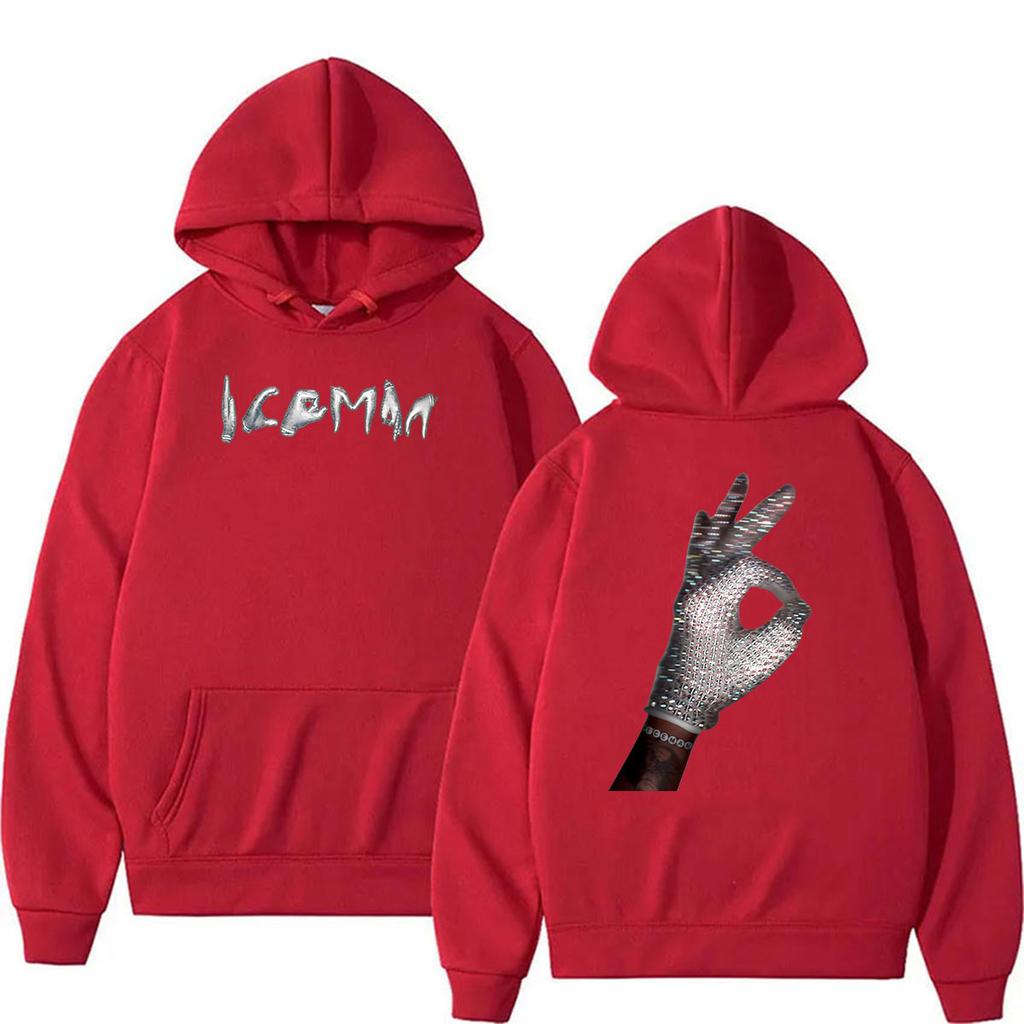 Drake ICEMAN Album 2026 Print Hoodie Unisex Hip Hop Gothic Pullover Sweatshirt Vintage Long Sleeve Oversized Hoody Streetwear