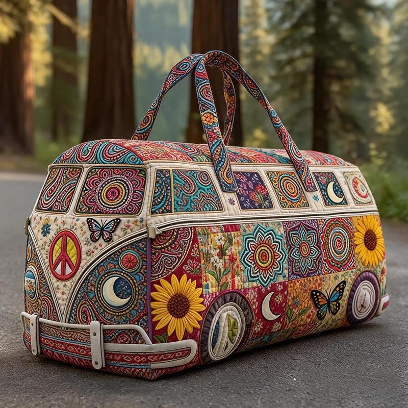 Printed Short-Distance Hand-Held Quilting Embroidery Travel Bag Multi-Functional Sports Fitness Bag