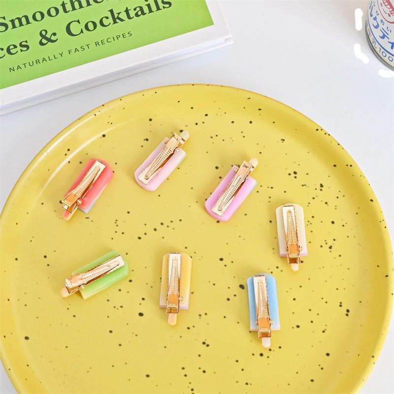 Colorful Ice Cream Hair Clip for Women and Kids – Summer Side Bangs Hairpin
