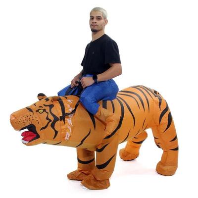 Tiger aufblasbares Kostüm, Erwachsene