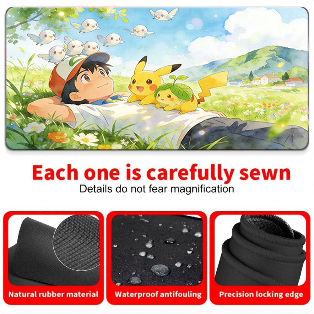 Relaxing Snorlax Combee Forest Pokmon Gaming Mouse Pad 30x80x0.2cm