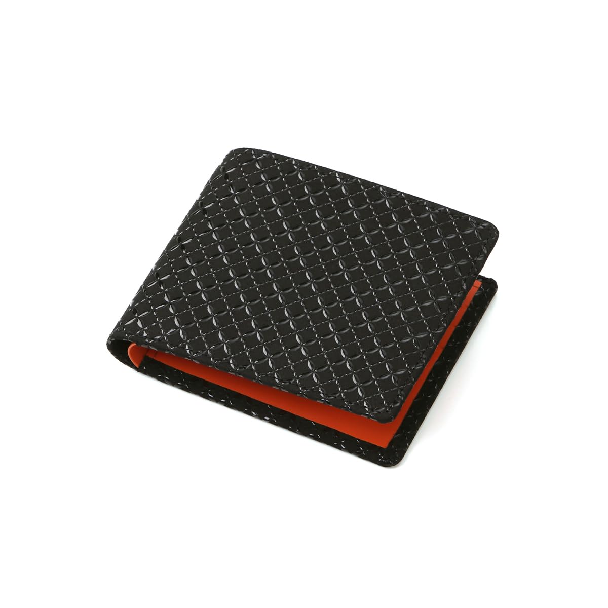 

Кошелек оригинального бренда HISOCA Hisoka Традиционное ремесло Koshu Inden Оленья кожа Лакированный Черный с черным лаком и узором Shippo [Inden-ya]