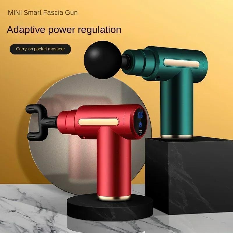 Mini Pistolet do Masażu USB Maszyna do Fasci Relaks Mięśni Pistolet Wibracyjny Pręt Masaż Sprzęt Fitness Masażer Szyi Pistolet do Fasci