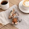 1/2Pcs Keychain Pendant 3D Monkey Hugging Monkey Key Chain Backpack Desk Decoration Portable Bag Charm Accessory