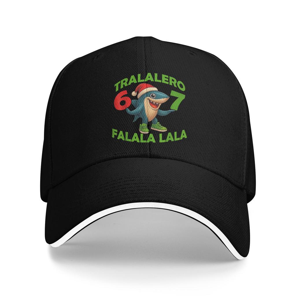 Tralalero Tralala Funny Italian Brainrot 67 Six Seven Meme Baseball Cap Hiking Fishing Trucker Hat Men Classic Baseball Caps