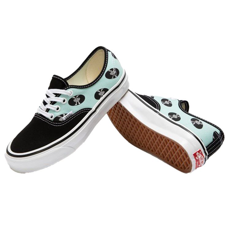 Vans Authentic LX Wacko Maria Blue Records Unisex Sneakers Black Baby-Blue White VN0A4BV9591