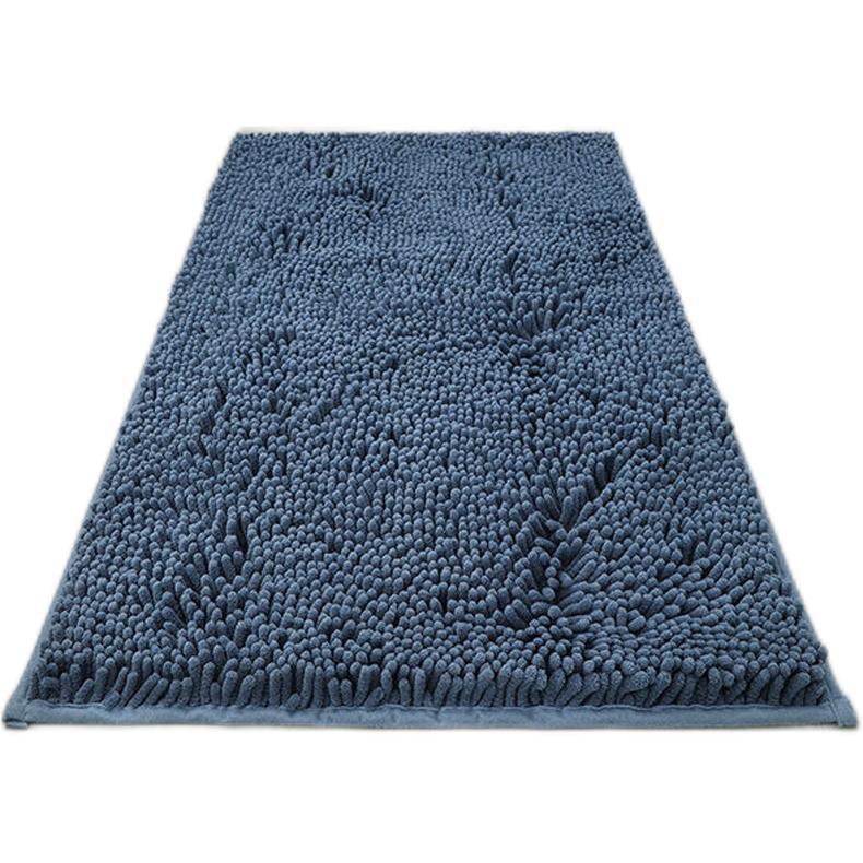 Ultra-Absorbent Non-Slip Chenille Floor Mat for Bathroom, Bedroom, and Living Room