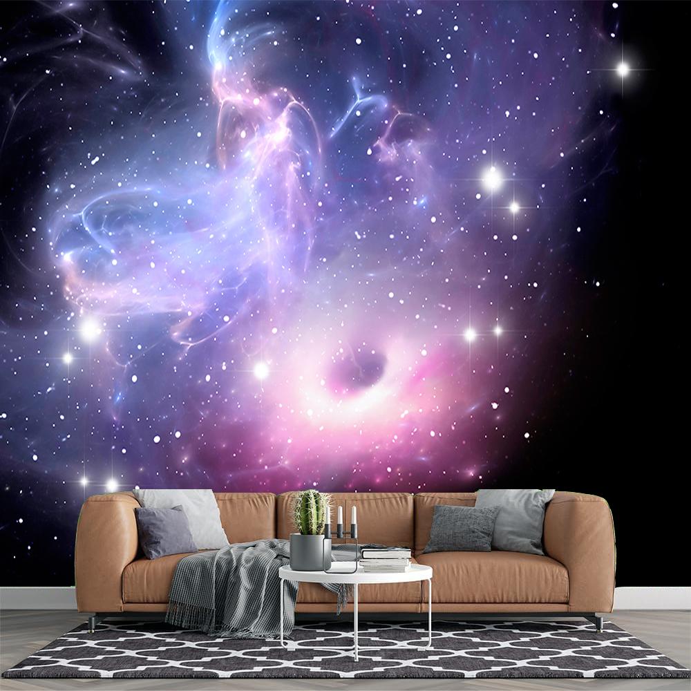 

3d Universe Wallpaper Stars Galaxy Mural Living Room Bedroom Galaxy Wallpapers Home Decor 200 cm(W) x 140 cm(H)