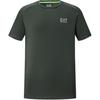 EA7 Logo Pullover Sports Quick-Dry T-Shirt Men Tops Dark-Green 3LPT25-PJEVZ-1862
