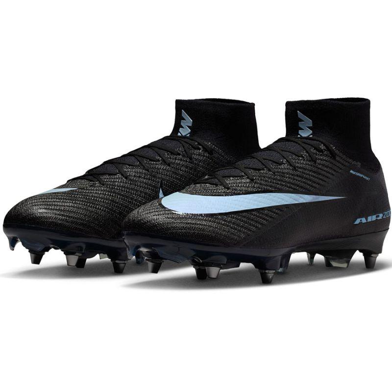 Nike Mercurial Superfly 10 Elite SG soccer shoes Black/Ice Blue