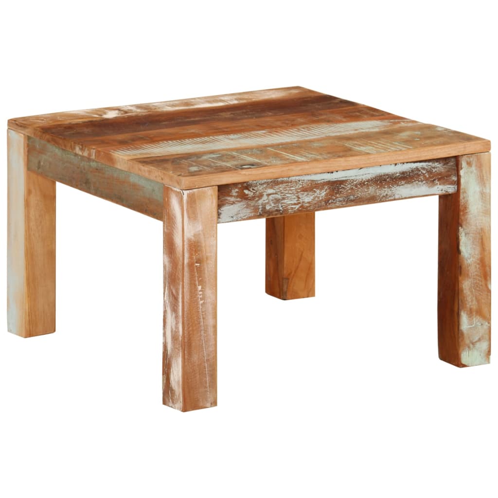 Coffee Table 55 x 55 x 35 cm Solid Reclaimed Wood