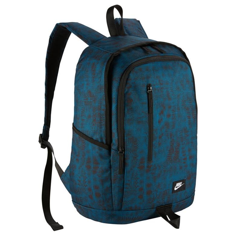 Nike Polyester Backpack Unisex Blue Casual BA5231-346