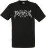 Ragnarok Logo Mens T-Shirt Men Rock Mens Cotton Band Tee Shirt Black