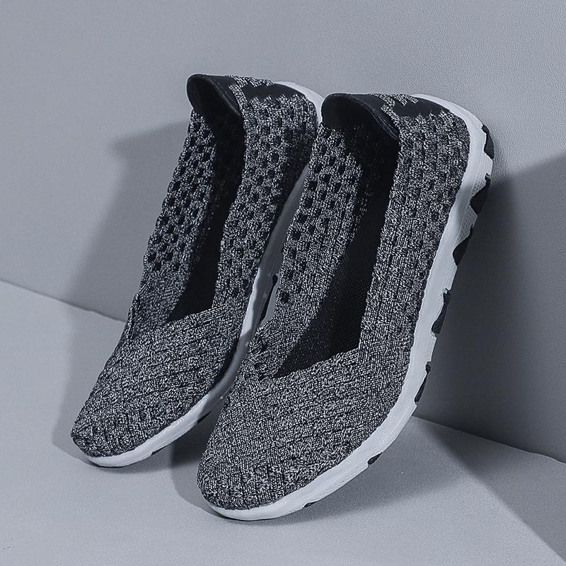 Women Comfort Casual Summer Sneakers Nurse Plus Size Flats Loafers Soft Beach Walking Sports Shoes Lightweight Slip On