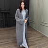 2025 European Fashion V-neck Slim Knit Cardigan Dress