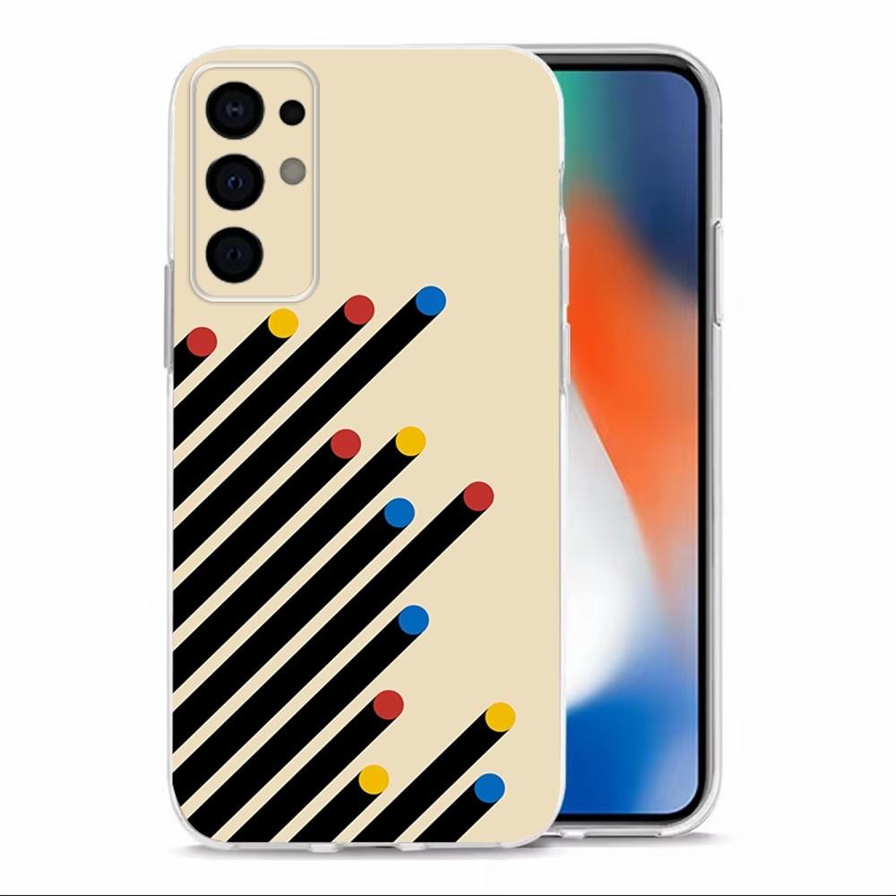 Bauhaus Exhibition Art Phone Case For Samsung S30,S23,S21,S22,S20,Ultra,S20,FE,lite,S10,S9,S8,PIus Transparent Shell