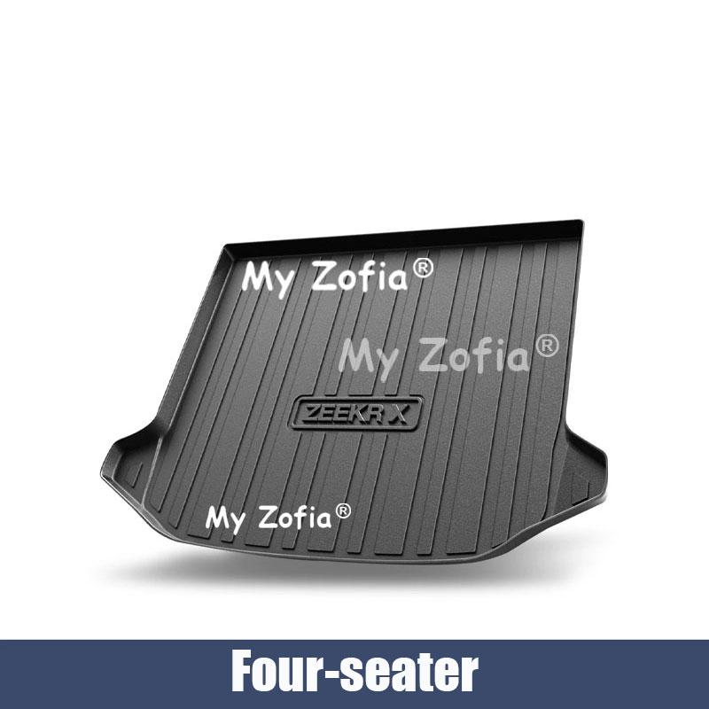 All Weather Full Coverage TPE Car Trunk Mat Odorless Flexible Rear Cargo Liner for Daily Use Accessories For Zeekr X 2026 2027