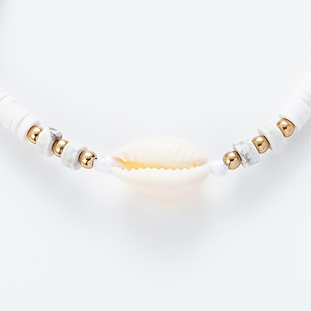 Natural Shell Pendant Bohemian Women's Fashion Party Handwoven Adjustable Summer Charm Beach Conch Jewelry Gift Bracelet