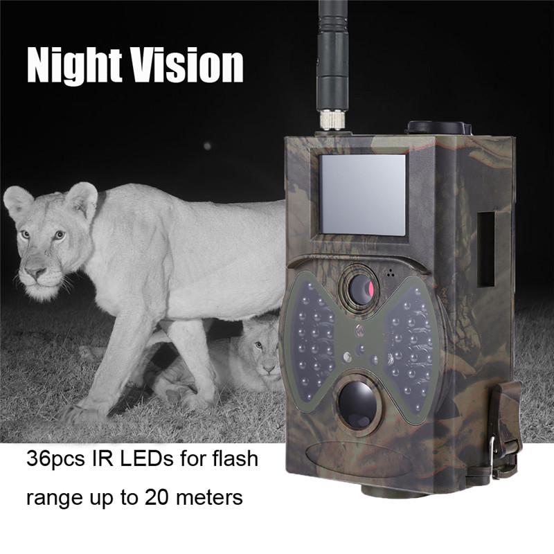 HC-330M 16MP Trail Camera Waterdicht 1080P Fotoval Jacht Wildlife Monitoring 120° Detectiebereik