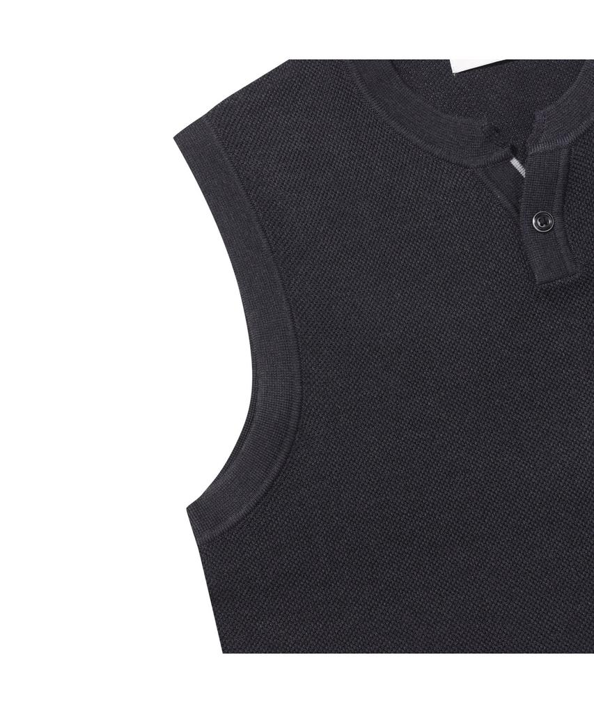 Brentwood [Essentials] Washable Vest Sweater Brwax25171Nyx