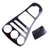 1 Set Interior Center Console Gear Panel Covers Trims Fit for Benz C Class W205 GLC Class X253 2015 2016 2017 2018