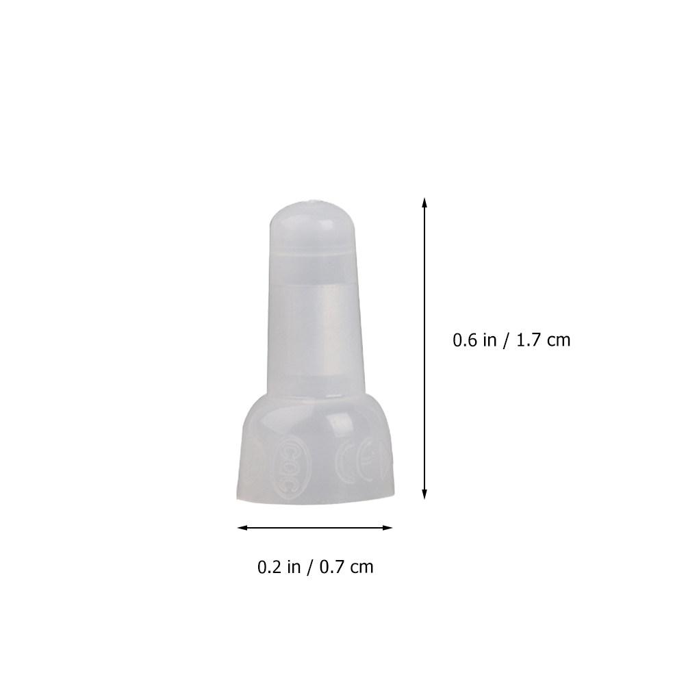 1000Pcs Closed End Crimp Connector Electrical Wire Caps Nylon Insulated Aluminum Wire Crimp Terminals for Appliance Lighting