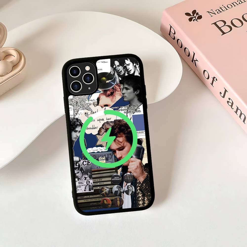 J-Jeff B-Buckley Phone Case For IPhone 16 15 14 13 12 11 17 Pro Max Plus Magnetic Wireless Cover