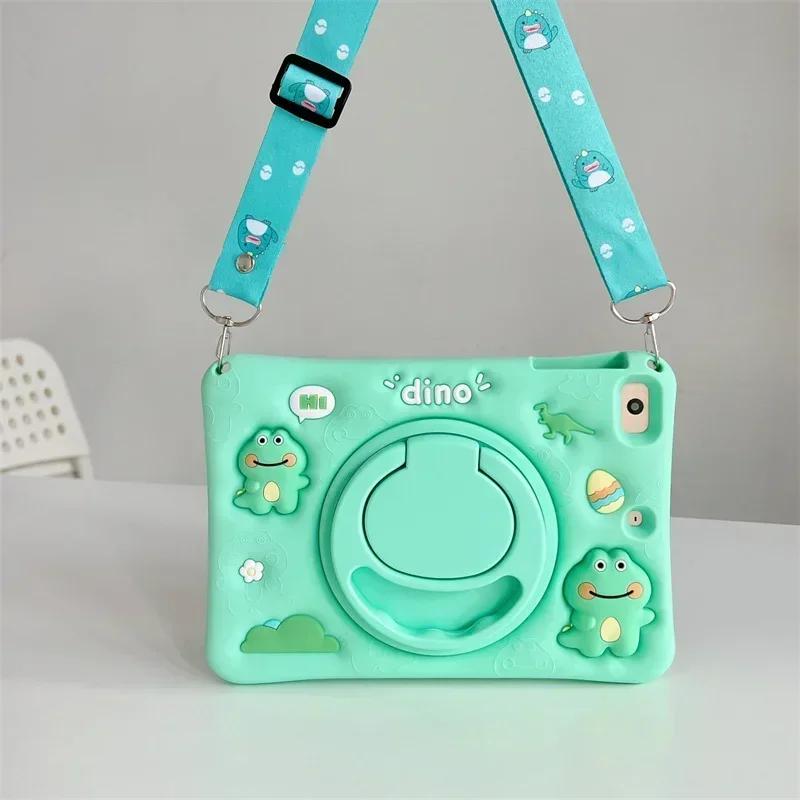 Cute Cartoon bear Case for iPad Pro 11 inch 2022 2021 2020 Silicone Tablet Cover Stand For iPad 9.7 5th 6th 10.2 9th 8th 7th 10 10th ipad mini Funda