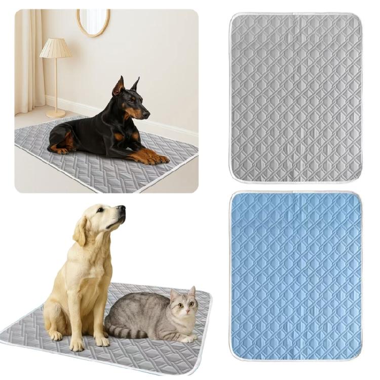 Cooling Pet Mat Breathable Washable Summers Pad Cats Cats Auto Cool Blanket for Crates and Bed Sleeps