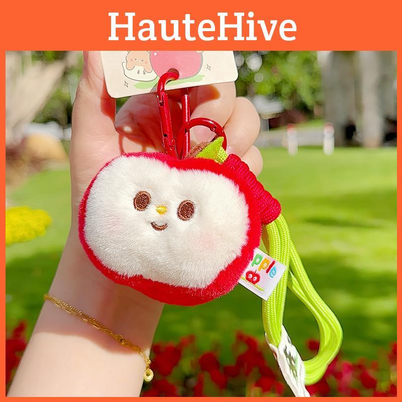 Bear Apple Face To Face Magnetic Stretching Insect Apple Design Pendant Plush