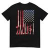 USA Flagge der Waffen T-Shirt Cool Zweite Unterstützung Patriotisches Geschenk