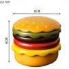 Cute Burger Ceramic Plate Set Dipping Dish Seasoning Dish Snack Bowl Dessert Plate Dim Sum Dish Sauce Dishes Tasting Plates Tray
