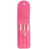 TBH 3Pcs Point Slant Flat Stainless Steel Eyebrow Tweezers Hair Removal Clips Set