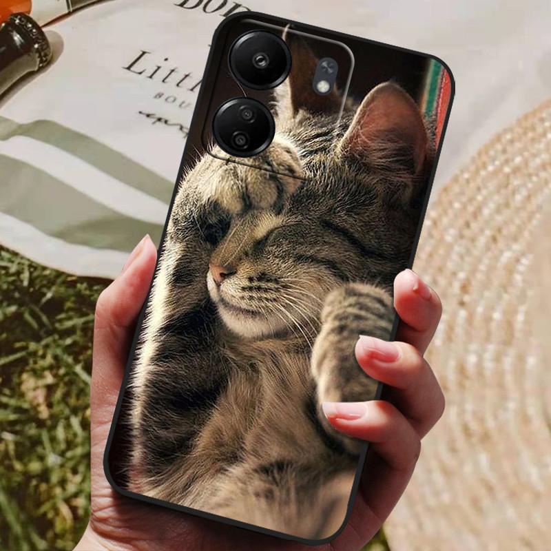 Für Xiaomi Poco C65 Hülle PocoC65 Luxus Bemaltes Telefon Silikon Rückseite Für Xiaomi Poco C65 Hüllen C 65 Schutzhülle Capas