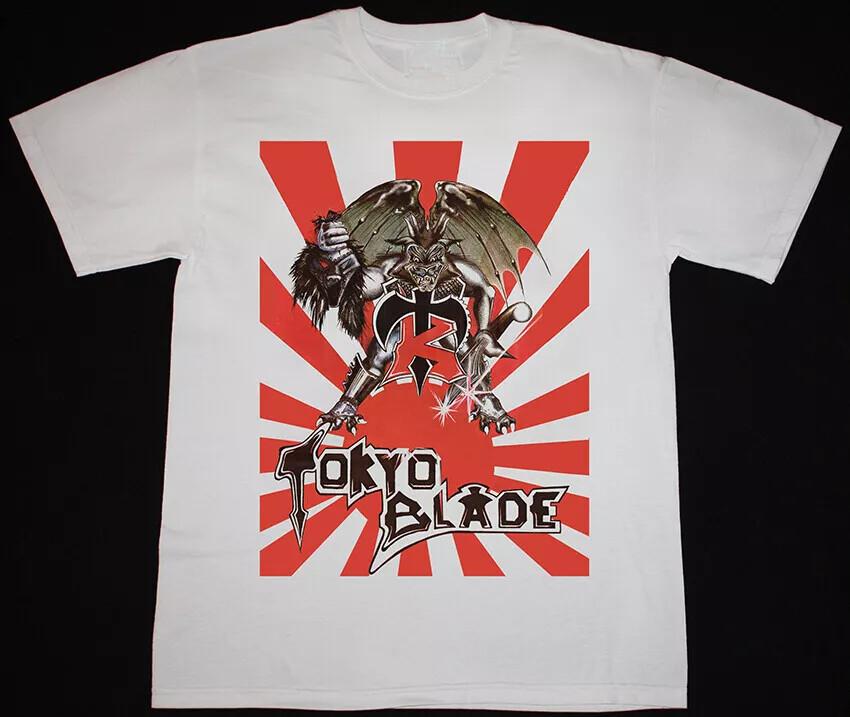 Tokyo Blade Band Short Sleeve Cotton S5XL Unisex White Shirt Unisex T-Shirt XXXL