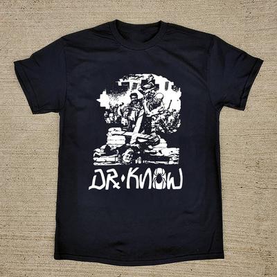 Rare Dr. Know Band Short Sleeve Black All Size Unisex Tee Shirt KK395 Unisex T-Shirt