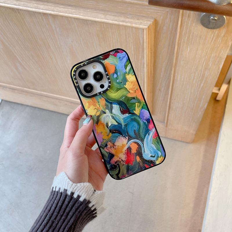 Graffiti Flowers Hard Case for iPhone 16 Pro Max & 14/15 Plus