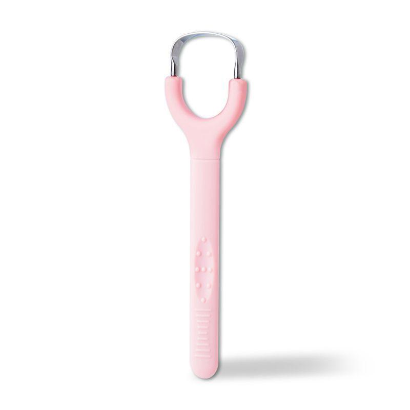 Tungeskrape i rustfritt stål Tungeluktfjerner Åpning Dyp håndtak U-formet Åpen tungeskrape Munnrengjøring