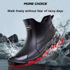 Damen Herren Outdoor Fashion Regenstiefel Regenschuhe, Hochwertige, wasserdichte und rutschfeste Regenschuhe, Wasserschuhe, Gartenschuhe, Angelschuhe