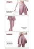 Two-Piece Look Leggings: Hip-Covering, Slimming Yoga Pants for Spring/Autumn 2026