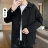Spring and Autumn New Fashion Men's Jackets Versatile Casual Trend Jackets Men's Tops Hooded Solid Plus Size Men's Clothing