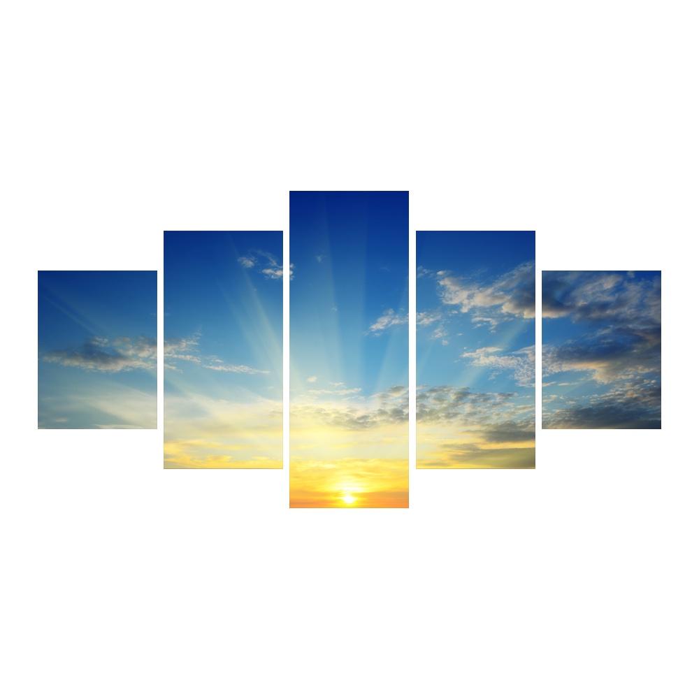

No Framed Sky Sunset Canvas Paintings Wall Art Pictures Landscape Posters Home Decor for Living Room Modern Scenery Cuadros 20x35 20x45 20x55cm