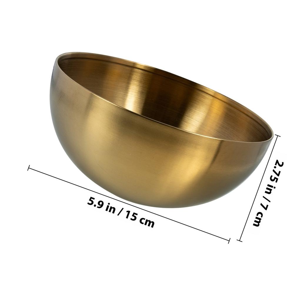 Large Stainless Steel Salad Mixing Bowl Versatile Kitchen Bowl for Fruit Dessert Soup Noodles Serving Dish Home Party Wedding