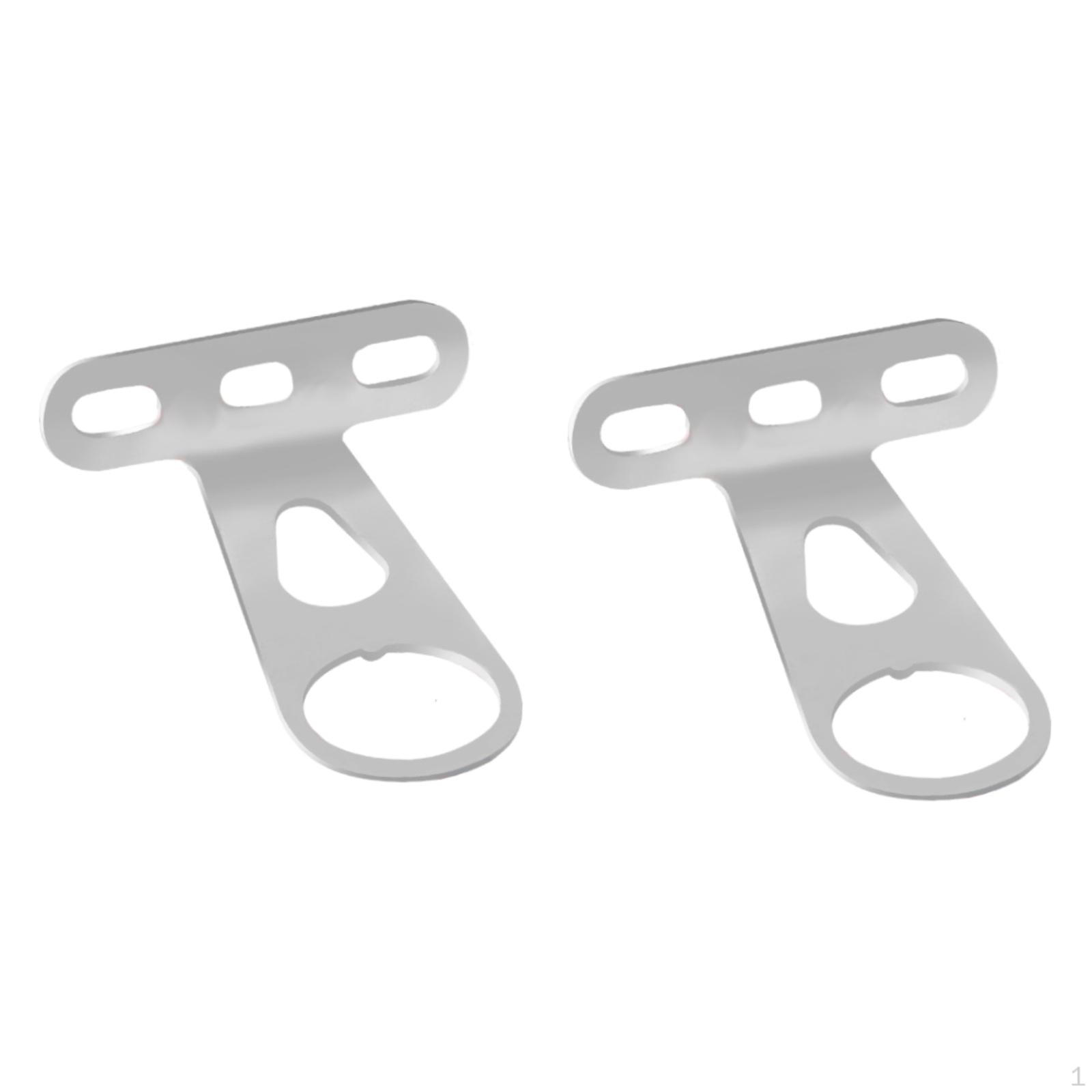 

Metal Brackets for Bike Front Basket Installation срібний