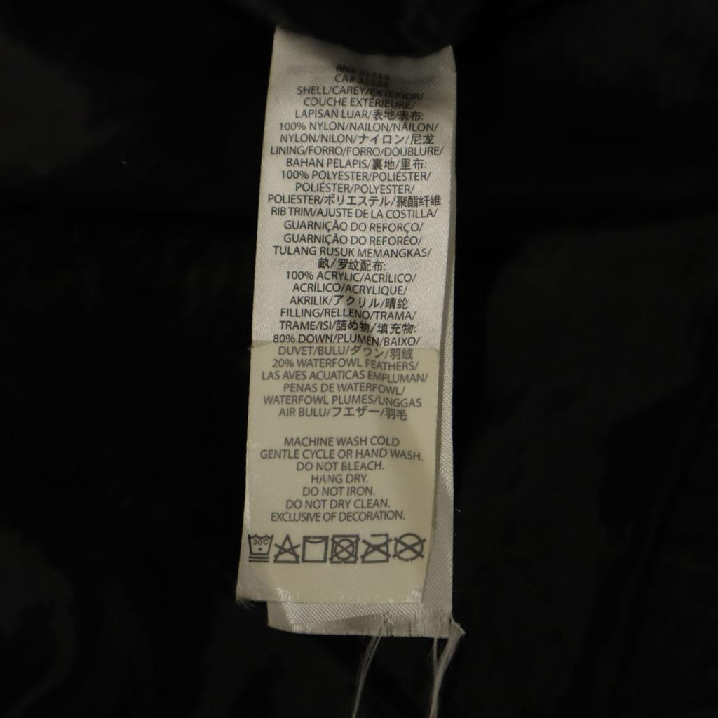 ARMANI EXCHANGE Python Pattern down coat XS black Women Used