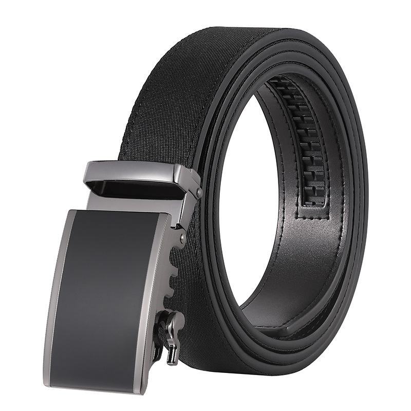 

Мужской холщовый ремень с автоматической пряжкой 3,3 см, повседневный, премиальный, деловой 140*3.15cm