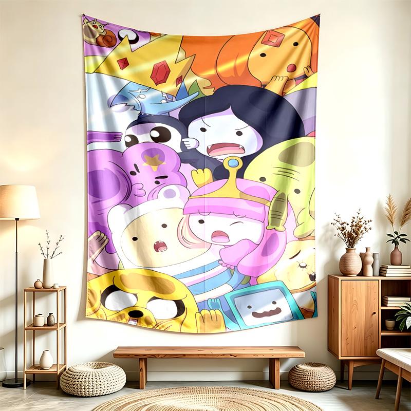 Adventure Time (1) Tapestry Suitable For Decorating Homes Dorms And Bedrooms Soft To The Touch And A Perfect Gift For Friends And Family