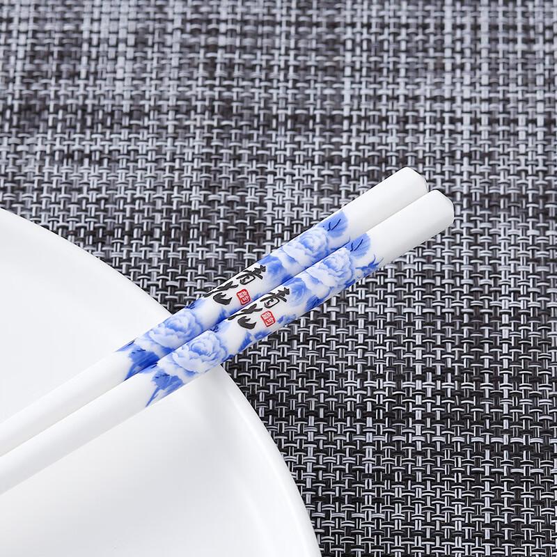 Blue and White Porcelain Ceramic Chopsticks