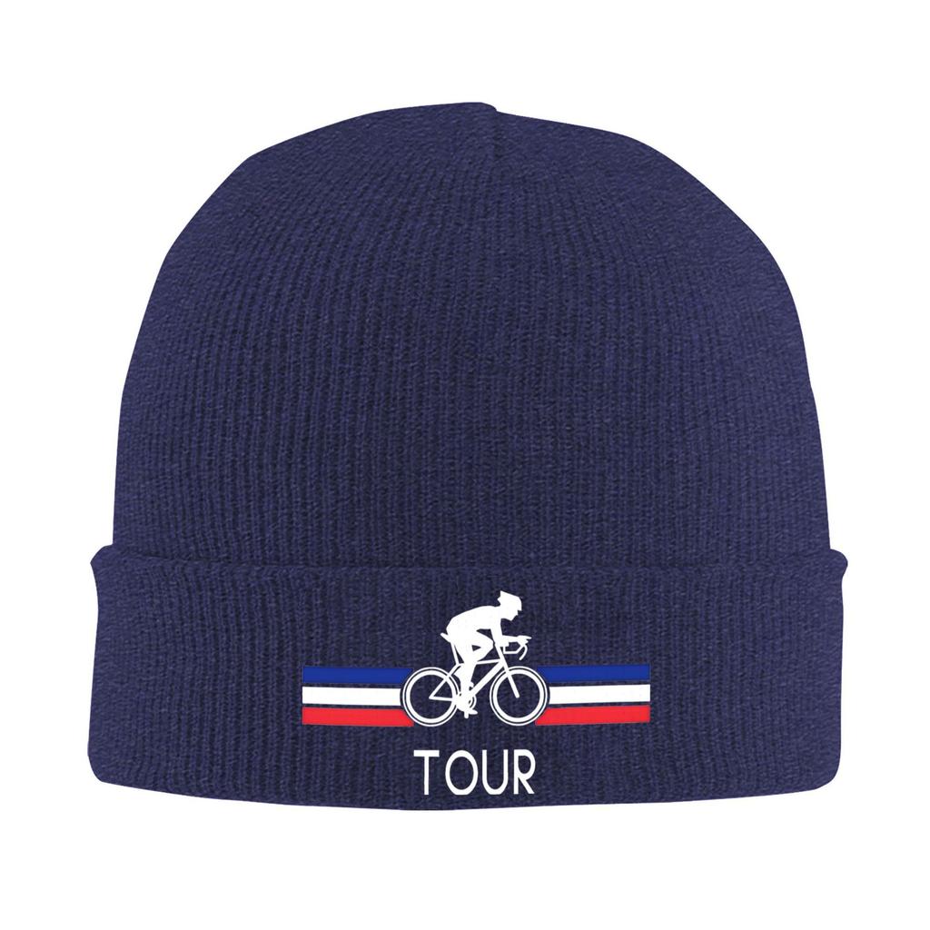 Unisex Strickmütze mit Bündchen Tadej Pogacar Radsport Straße Merch Winter Strick Beanie Mützen
